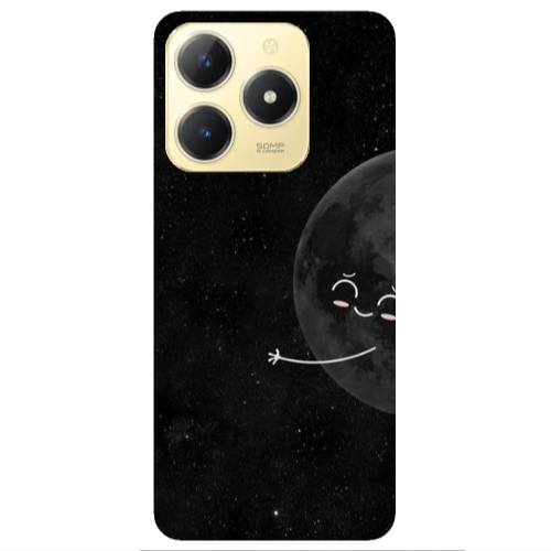 Realme C61 Half Moon 2 Transparent Silicone TPU Θήκη
