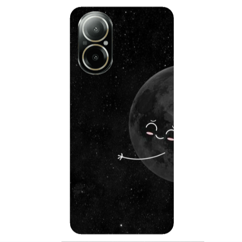 Realme C67 Half Moon 2 Transparent Silicone TPU Θήκη