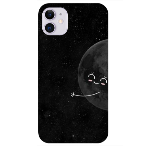 Apple iPhone 11  Half Moon 2 Transparent Silicone TPU Θήκη
