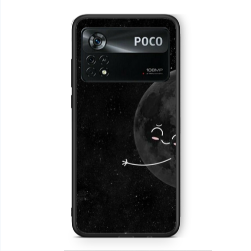 Xiaomi Poco X4 Pro Half Moon 2 Black Glossy Θήκη
