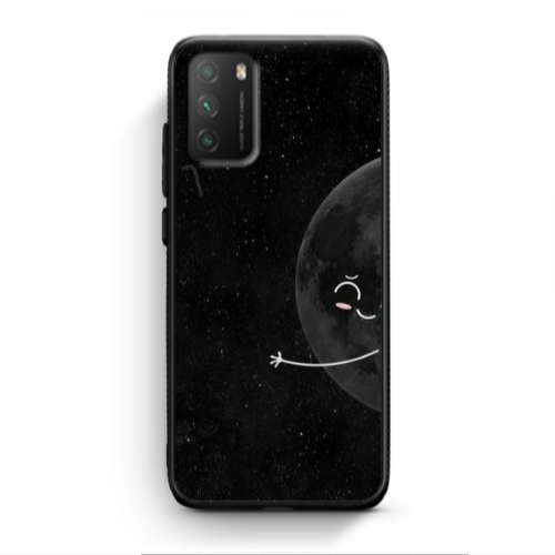 Xiaomi Poco M3 Half Moon 2 Black Glossy Θήκη
