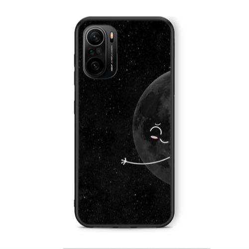 Xiaomi Poco F3 Half Moon 2 Black Glossy Θήκη