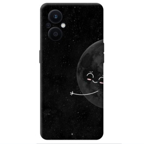 Oppo Reno 7 Lite Half Moon 2 Transparent Silicone TPU Θήκη