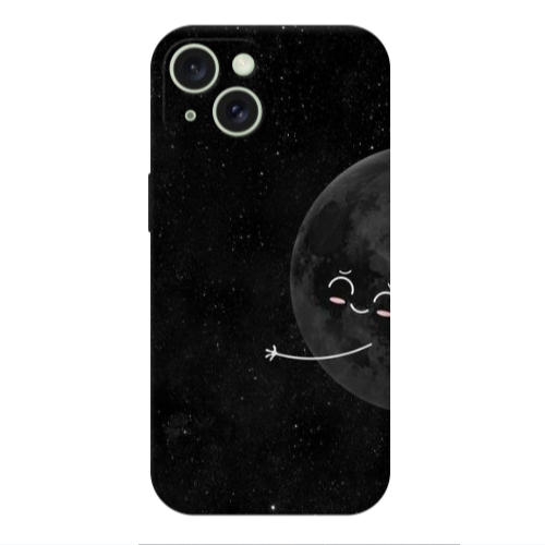 Apple iPhone 15 Half Moon 2 Transparent Silicone TPU Θήκη