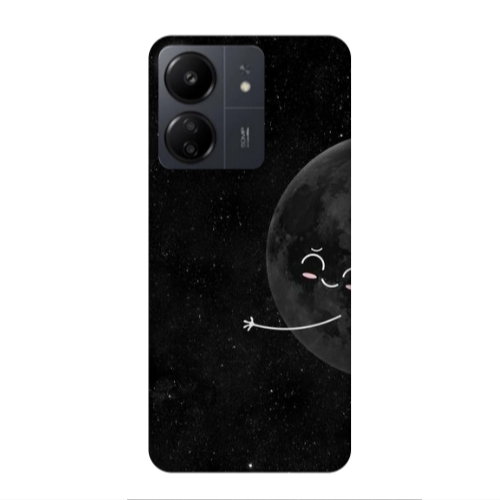 Xiaomi Redmi 13C Half Moon 2 Transparent Silicone TPU Θήκη
