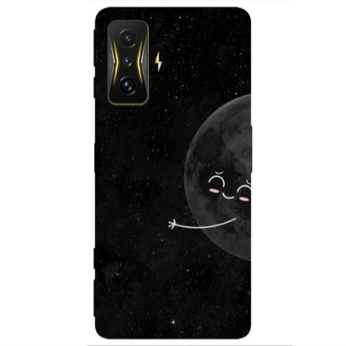 Xiaomi Poco F4 Gt Half Moon 2 Transparent Silicone TPU Θήκη