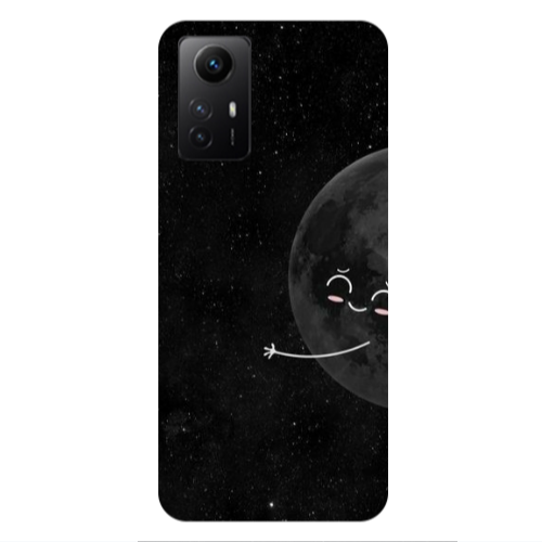 Xiaomi Redmi Note 12s Half Moon 2 Transparent Silicone TPU Θήκη