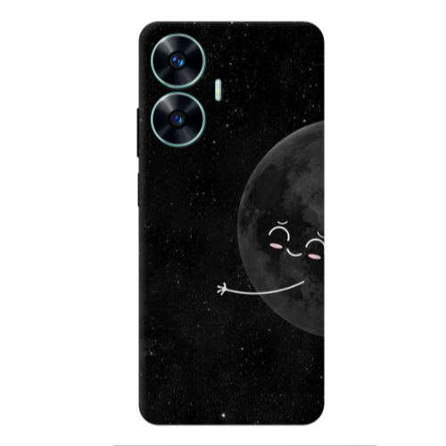 Realme C55 Half Moon 2 Transparent Silicone TPU Θήκη