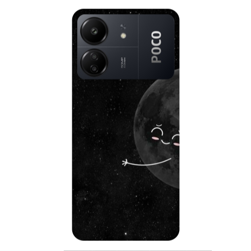 Xiaomi Poco C65 Half Moon 2 Transparent Silicone TPU Θήκη