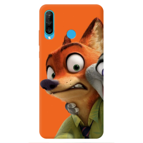 Huawei P30 Lite Valentines 4 Transparent Silicone TPU Θήκη