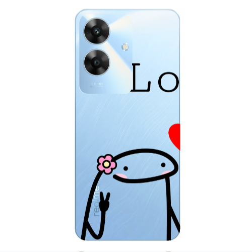 Realme Note 60 Love 1 Transparent Silicone TPU Θήκη
