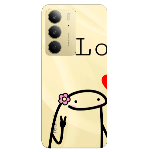 Realme C 75 Love 1 Transparent Silicone TPU Θήκη