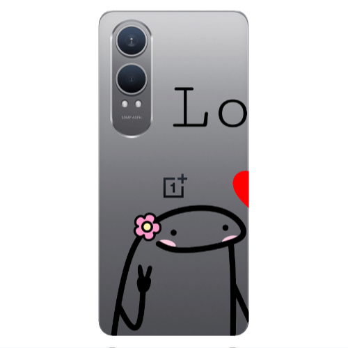 Oneplus Nord Ce 4 lite Love 1 Transparent Silicone TPU Θήκη