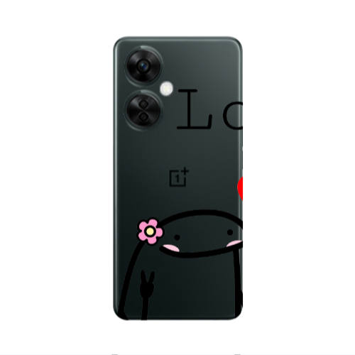 Oneplus Nord CE 3 Lite 5G Love 1 Transparent Silicone TPU Θήκη