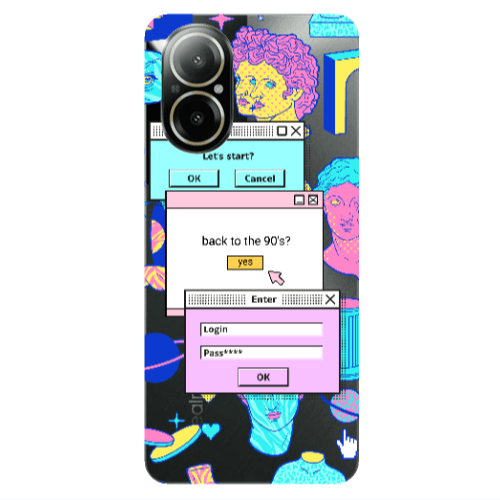 Realme C67 Enter Login Transparent Silicone TPU Θήκη