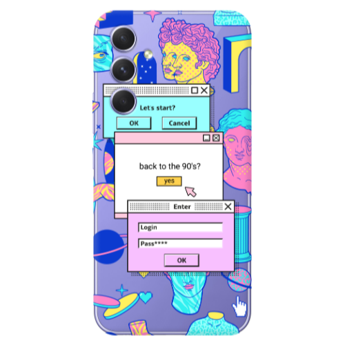 Samsung A56 Enter Login Transparent Silicone TPU Θήκη