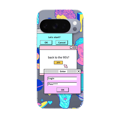 Google Pixel 10 Pro Enter Login Transparent Silicone TPU Θήκη