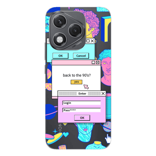 Honor 400 Lite Enter Login Transparent Silicone TPU Θήκη