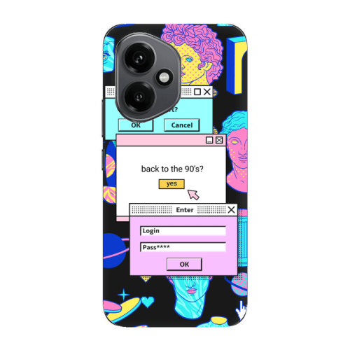 Honor Magic 400 Enter Login Black Colored Silicone TPU Θήκη