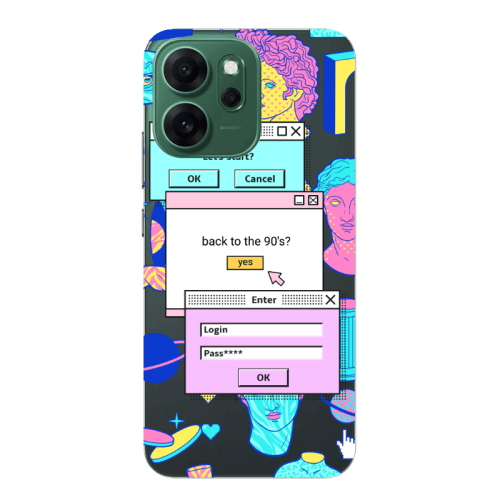 Oppo Reno 14 FS Enter Login Transparent Silicone TPU Θήκη