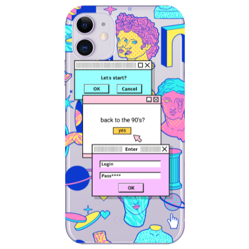 Apple iPhone 11  Enter Login Transparent Silicone TPU Θήκη