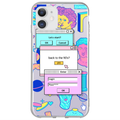 Apple iPhone 12 Enter Login Transparent Silicone TPU Θήκη