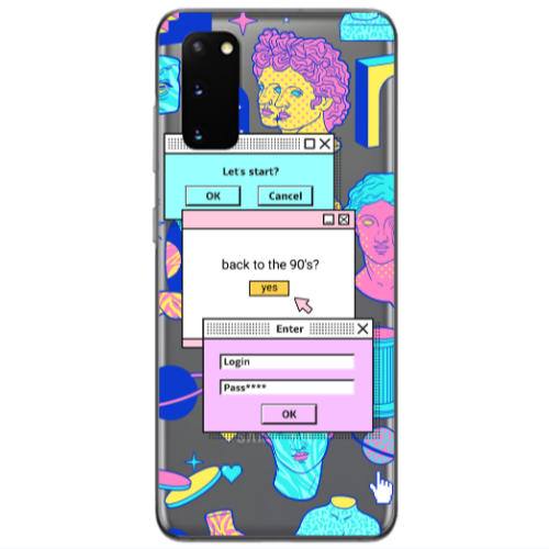 Samsung S20 Enter Login Transparent Silicone TPU Θήκη