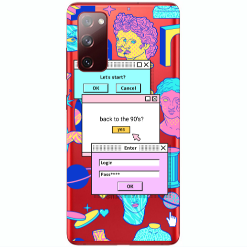 Samsung S20 FE Enter Login Transparent Silicone TPU Θήκη