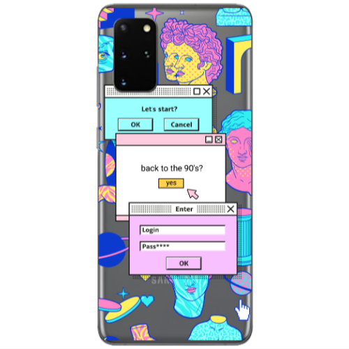 Samsung S20 Plus Enter Login Transparent Silicone TPU Θήκη
