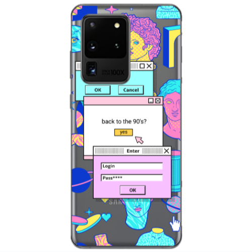 Samsung S20 Ultra Enter Login Transparent Silicone TPU Θήκη