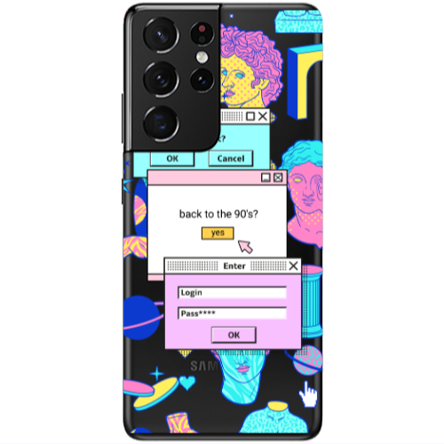 Samsung S21 Ultra Enter Login Transparent Silicone TPU Θήκη