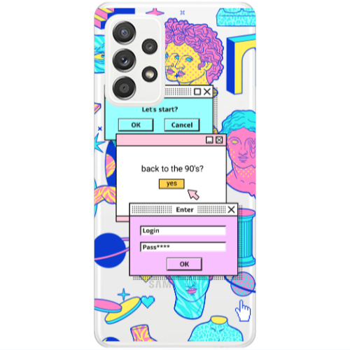 Samsung A53 Enter Login Transparent Silicone TPU Θήκη