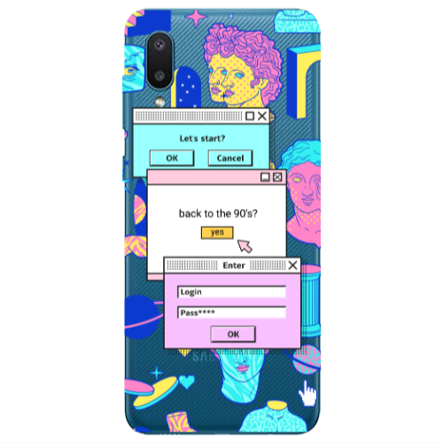 Samsung A02 Enter Login Transparent Silicone TPU Θήκη