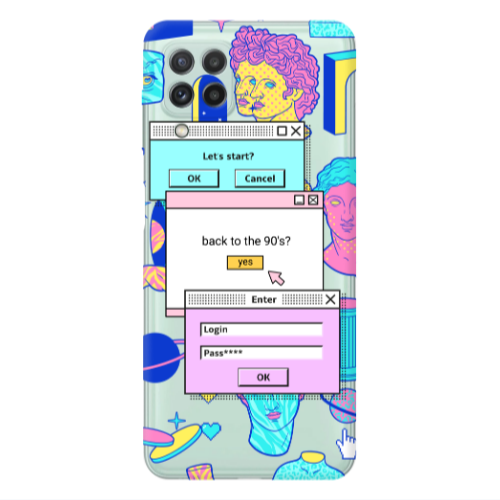 Samsung A22 4G Enter Login Transparent Silicone TPU Θήκη