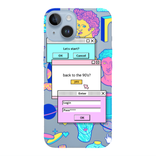 Apple iPhone 14  Enter Login Transparent Silicone TPU Θήκη