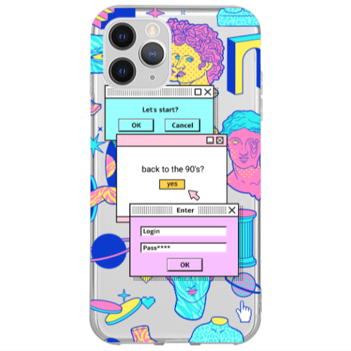Apple iPhone 12 Pro Max Enter Login Transparent Silicone TPU Θήκη