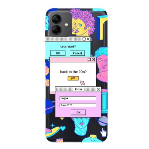 Samsung A04 Enter Login Transparent Silicone TPU Θήκη
