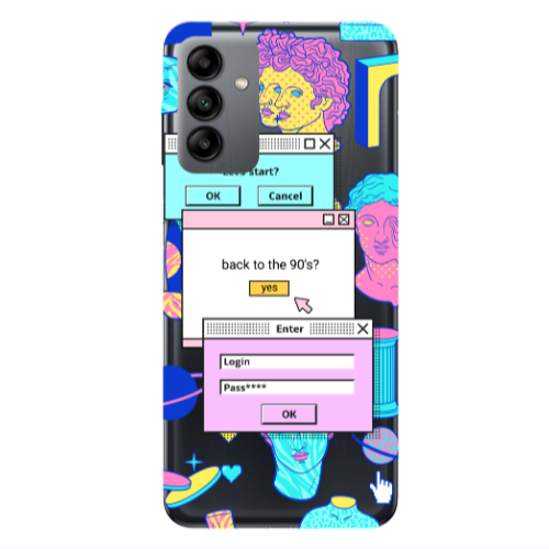 Samsung A04S Enter Login Transparent Silicone TPU Θήκη