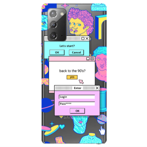 Samsung Note 20 Enter Login Transparent Silicone TPU Θήκη