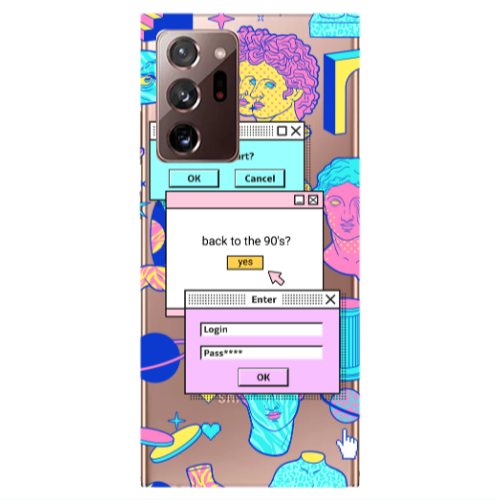Samsung Note 20 Ultra Enter Login Transparent Silicone TPU Θήκη