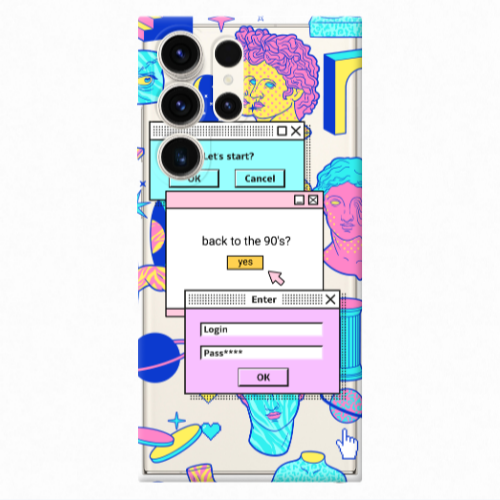 Samsung S23 Ultra Enter Login Transparent Silicone TPU Θήκη