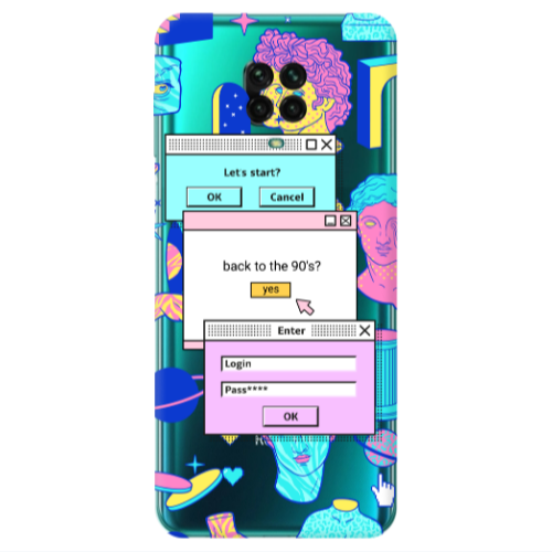 Xiaomi Redmi Note 9S Enter Login Transparent Silicone TPU Θήκη