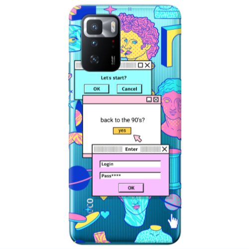 Xiaomi Poco X3 GT Enter Login Transparent Silicone TPU Θήκη