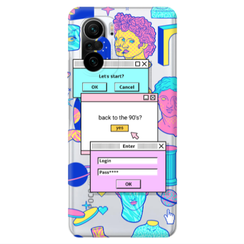 Xiaomi Poco F3 Enter Login Transparent Silicone TPU Θήκη