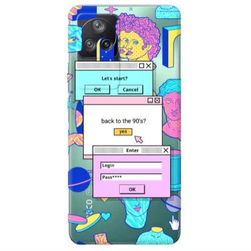 Xiaomi Poco F4 Enter Login Transparent Silicone TPU Θήκη