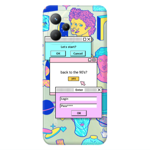 Realme C35 Enter Login Transparent Silicone TPU Θήκη
