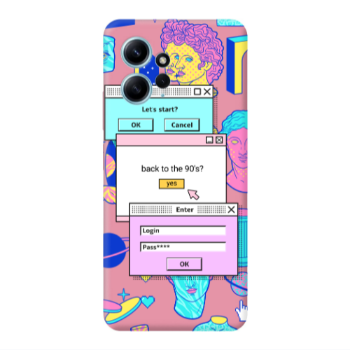 Xiaomi Redmi Note 12 4G Enter Login Pink Colored Silicone TPU Θήκη