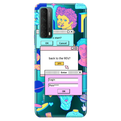 Huawei P Smart 2021 Enter Login Transparent Silicone TPU Θήκη