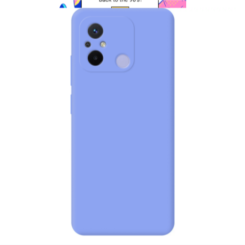 Xiaomi Redmi 12C Enter Login Light Purple Colored Silicone TPU Θήκη