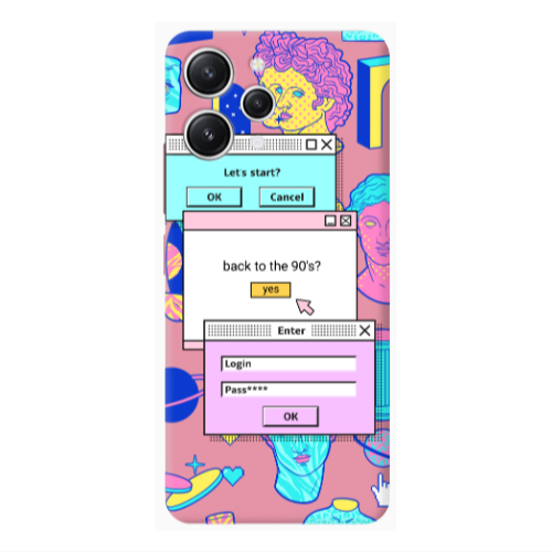 Xiaomi Redmi 12 Enter Login Pink Colored Silicone TPU Θήκη